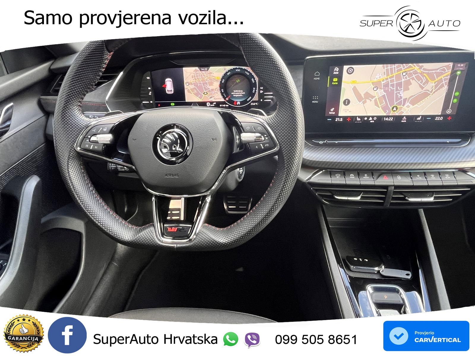 Škoda Octavia Combi RS 2.0 TDI (200 KS) DSG LED+GR SJED+ACC