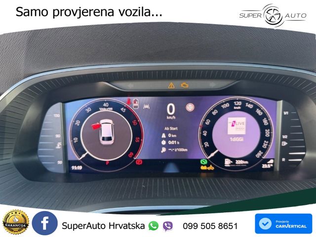 Škoda Octavia Combi 2.0 TDI (150 KS) DSG MATRIX+GR SJED+KAM