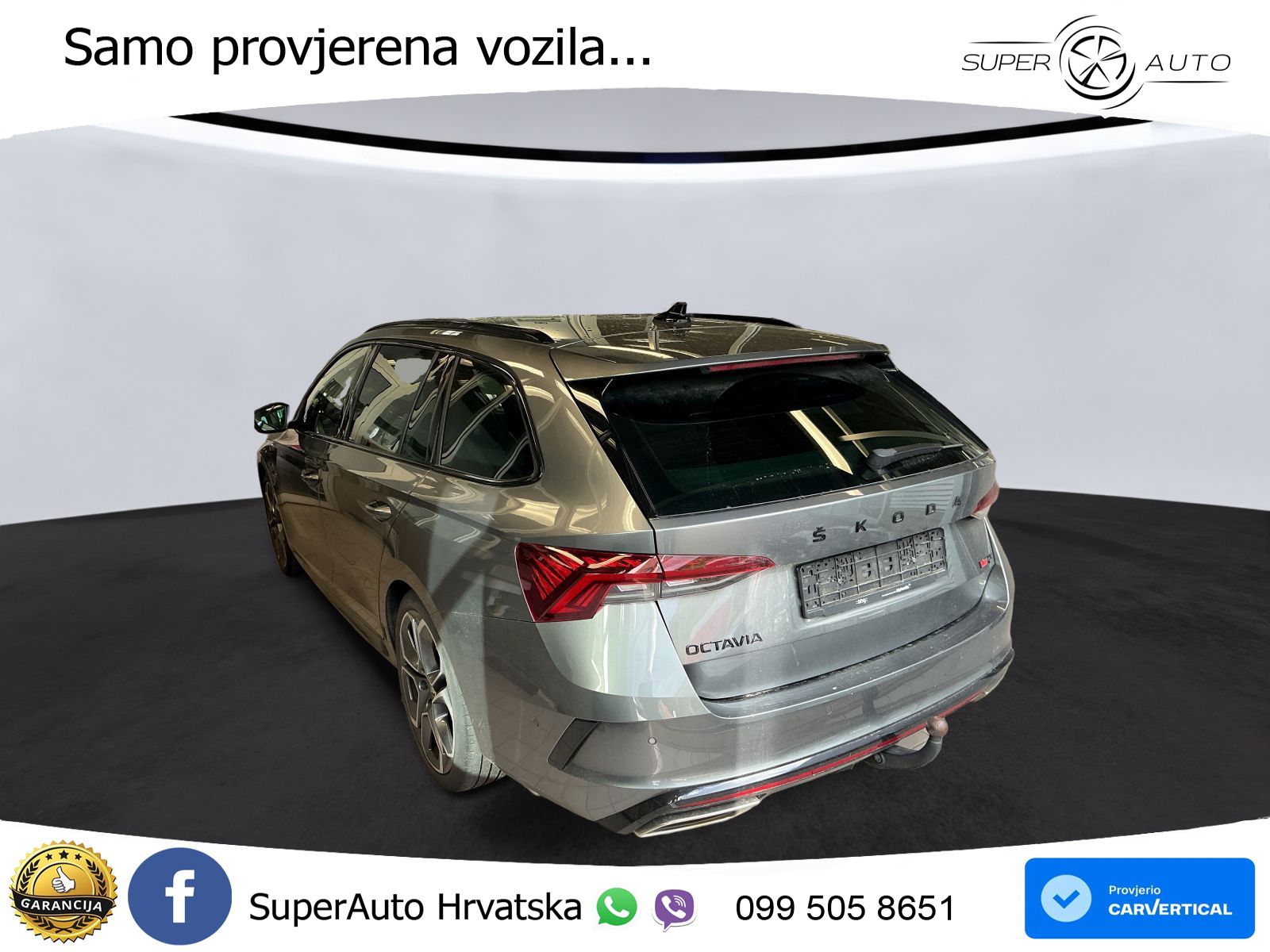 Škoda Octavia Combi RS 2.0 TSI (245 KS) DSG LED+GR SJED+ACC