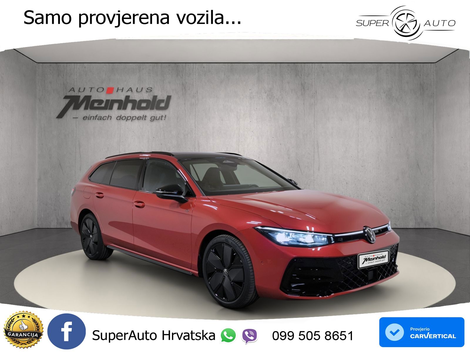 Volkswagen Passat Variant 2.0 TDI (193 KS) 4MOTION DSG R-Line LED+GR SJED+ACC