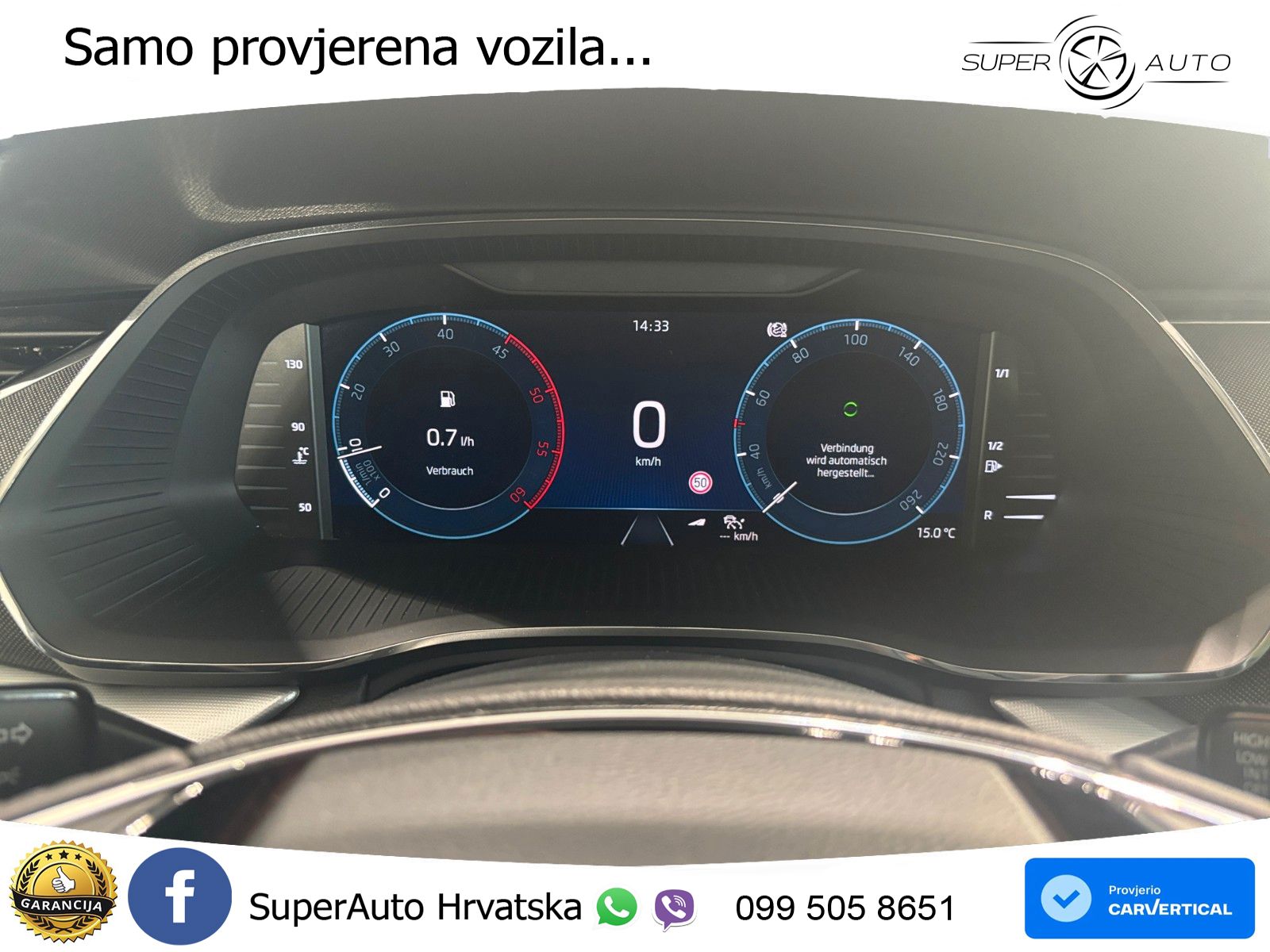 Škoda Octavia Combi 2.0 TDI (150 KS) LED+GR SJED+ACC