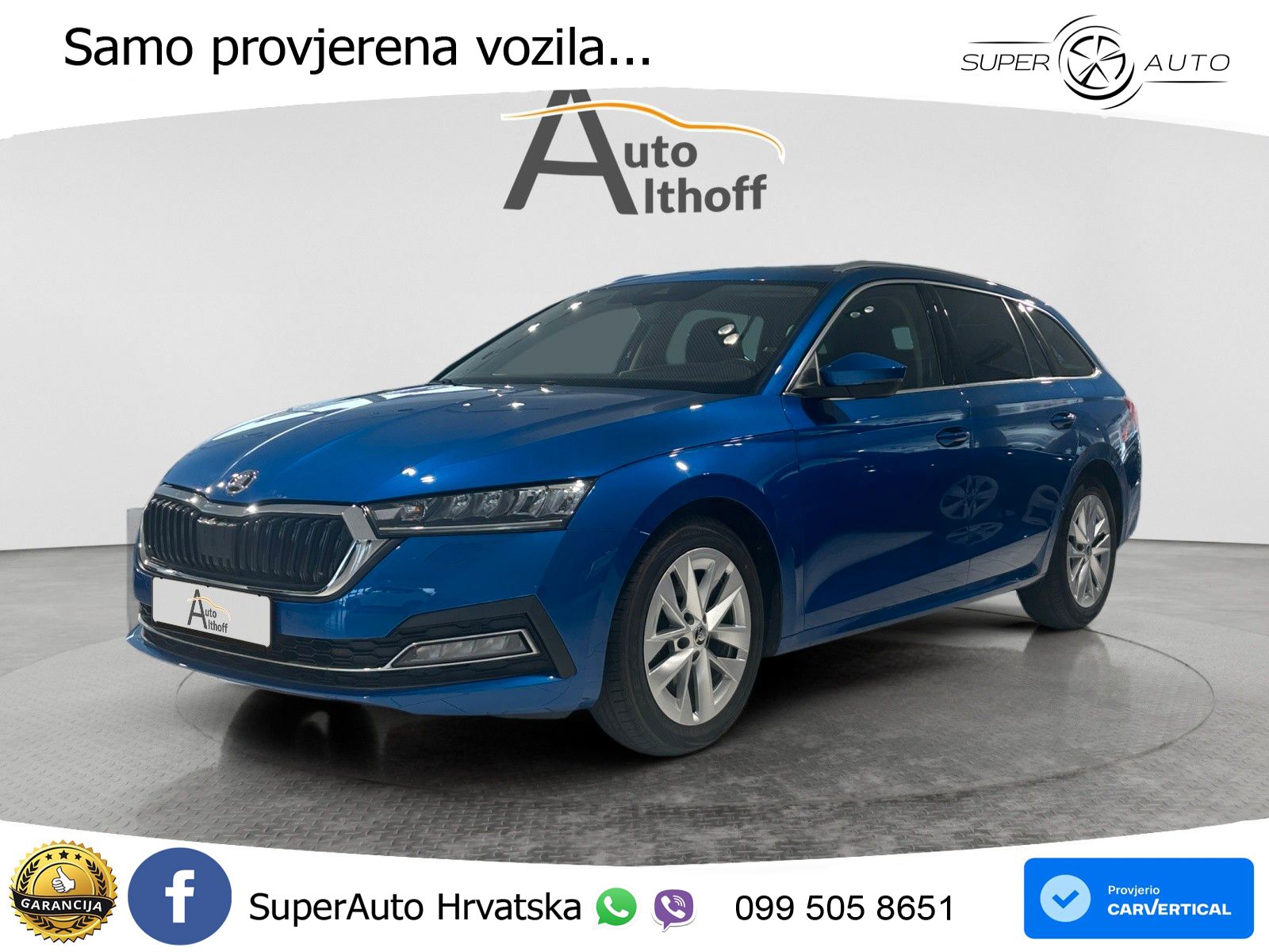 Škoda Octavia Combi 2.0 TDI (150 KS) LED+GR SJED+ACC