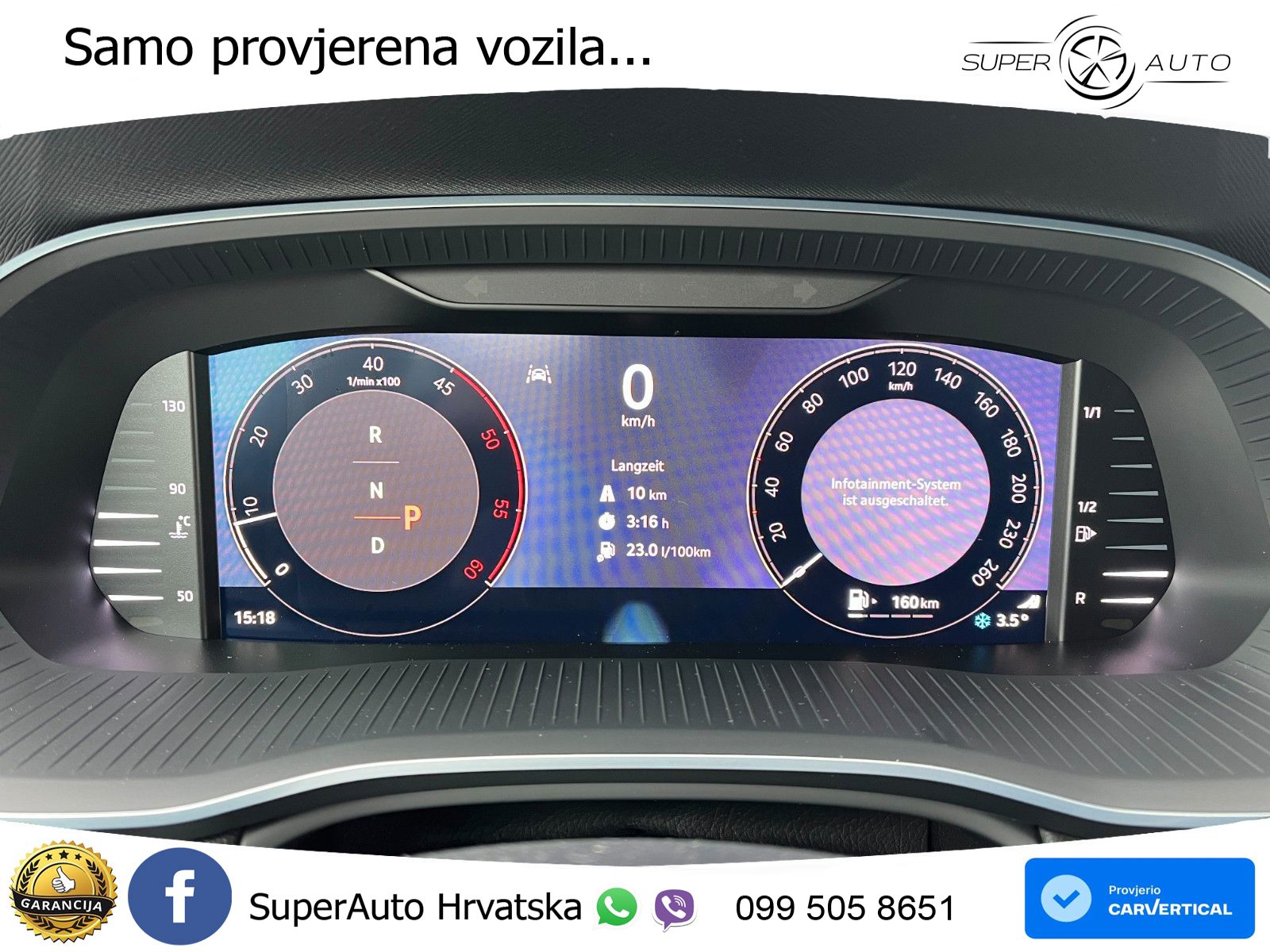 Škoda Octavia Combi 2.0 TDI (150 KS) DSG Selection MATRIX+GR SJED+KAM