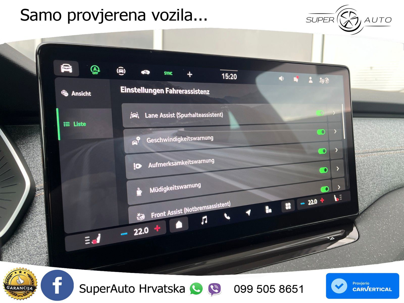 Škoda Octavia Combi 2.0 TDI (150 KS) DSG Selection MATRIX+GR SJED+KAM
