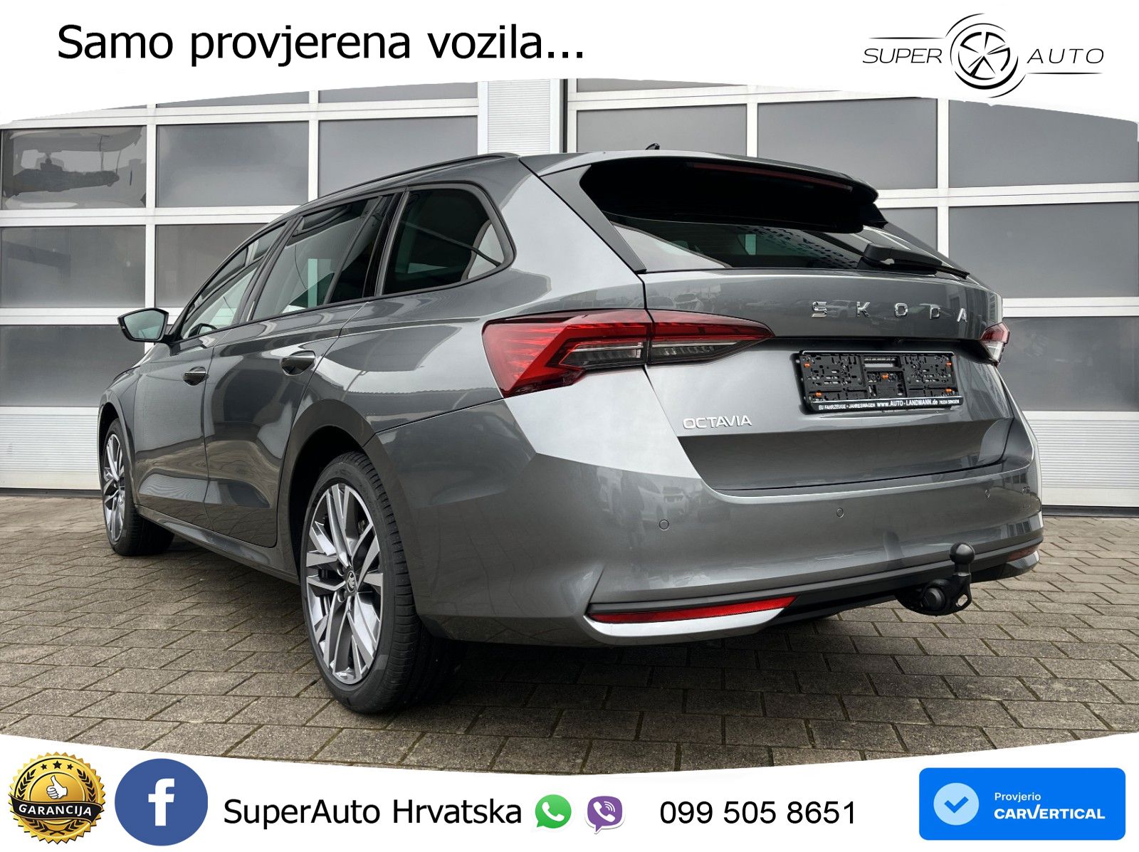Škoda Octavia Combi 2.0 TDI (150 KS) DSG Selection MATRIX+GR SJED+KAM
