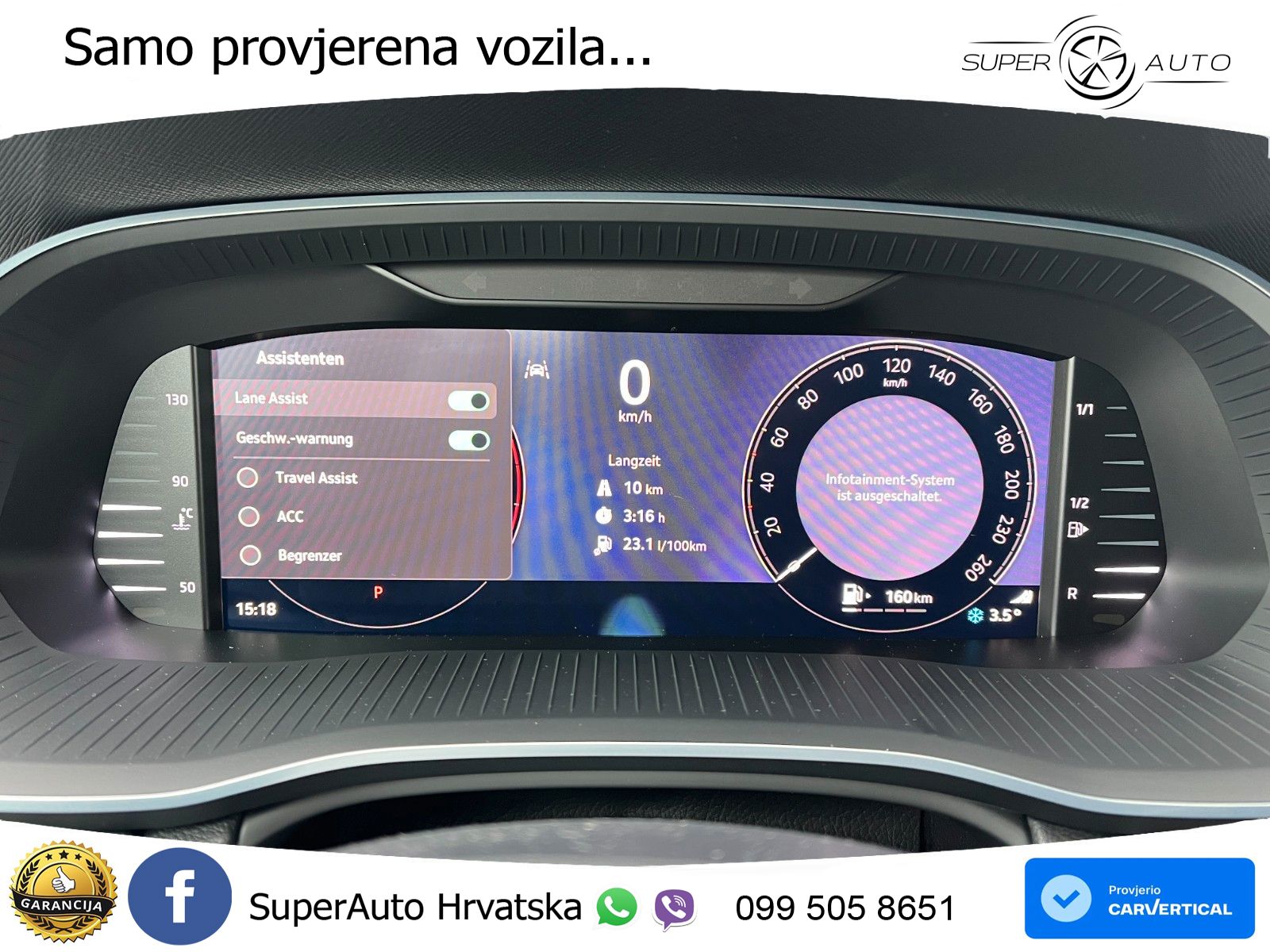 Škoda Octavia Combi 2.0 TDI (150 KS) DSG Selection MATRIX+GR SJED+KAM