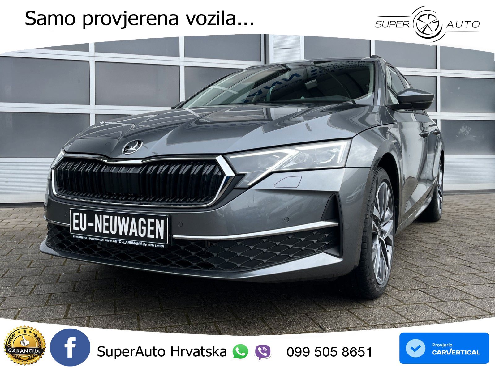 Škoda Octavia Combi 2.0 TDI (150 KS) DSG Selection MATRIX+GR SJED+KAM