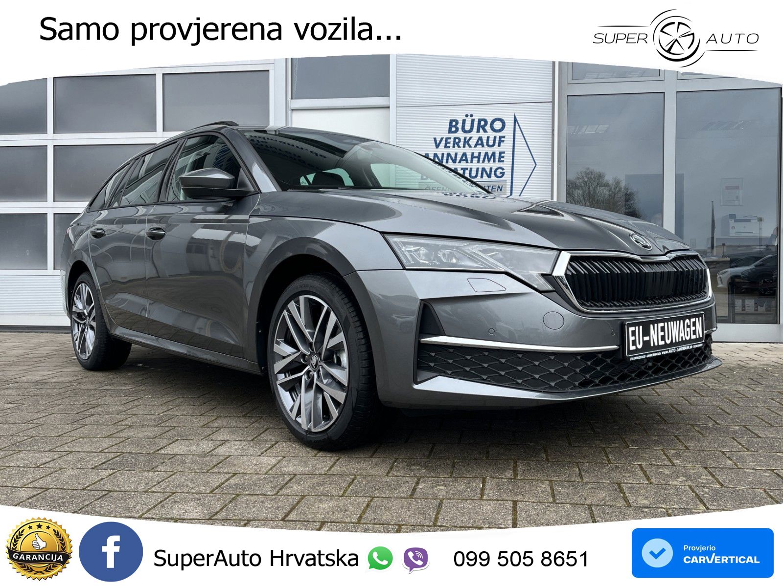 Škoda Octavia Combi 2.0 TDI (150 KS) DSG Selection MATRIX+GR SJED+KAM