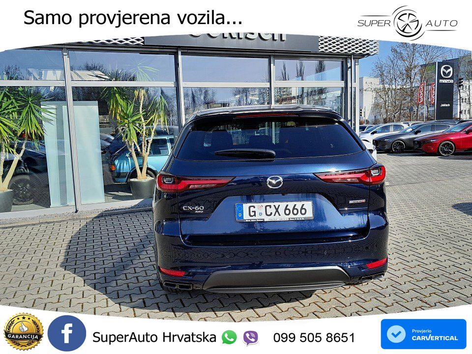 Mazda CX-60 3.3 e-Skyactiv D (254 KS) AWD Automatic MATRIX+GR SJED+KAM
