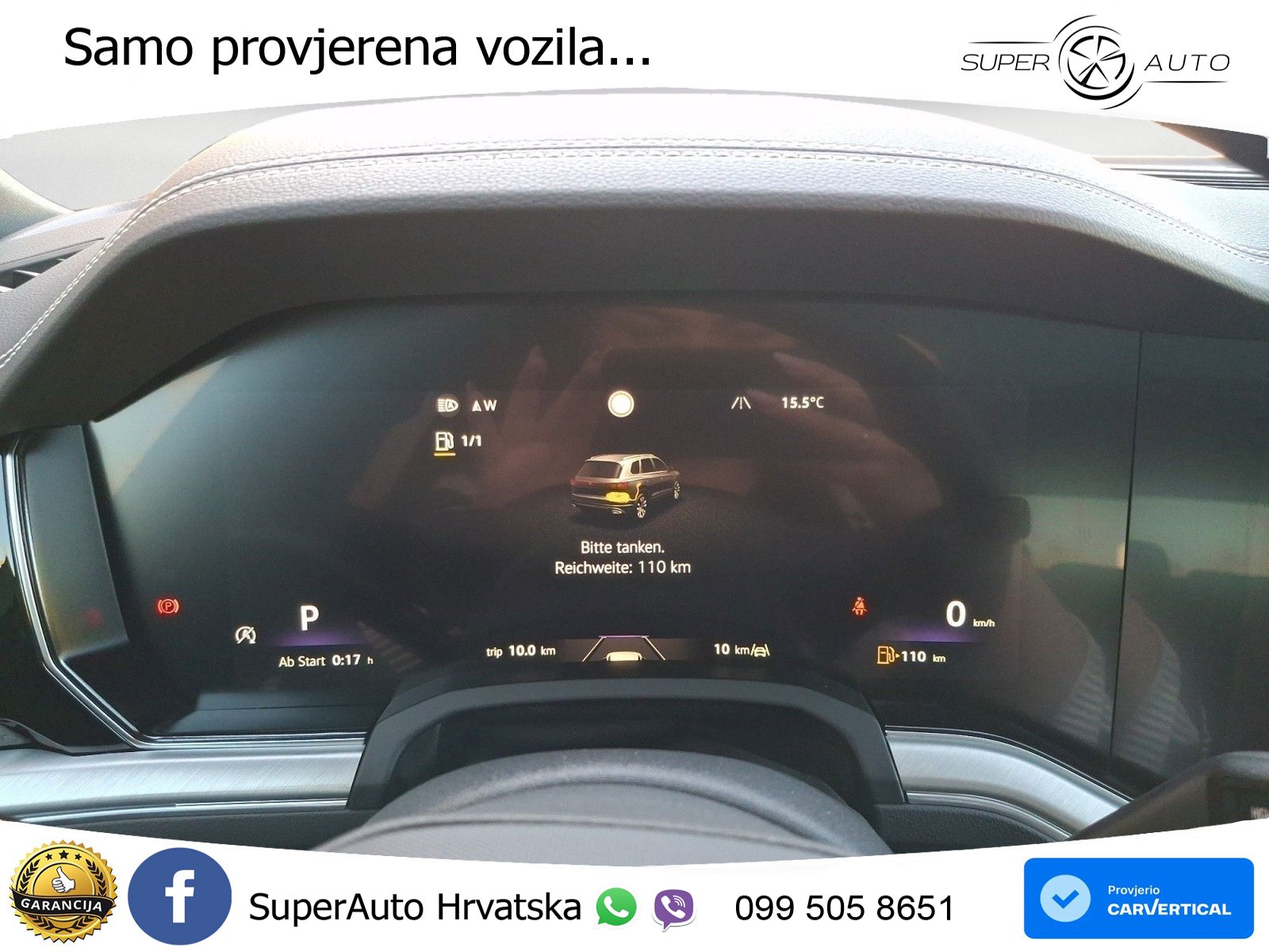 Volkswagen Touareg 3.0 V6 TDI (286 KS) 4MOTION Tiptronic ZRAČNI+ACC+GR SJED+KAM+PANO