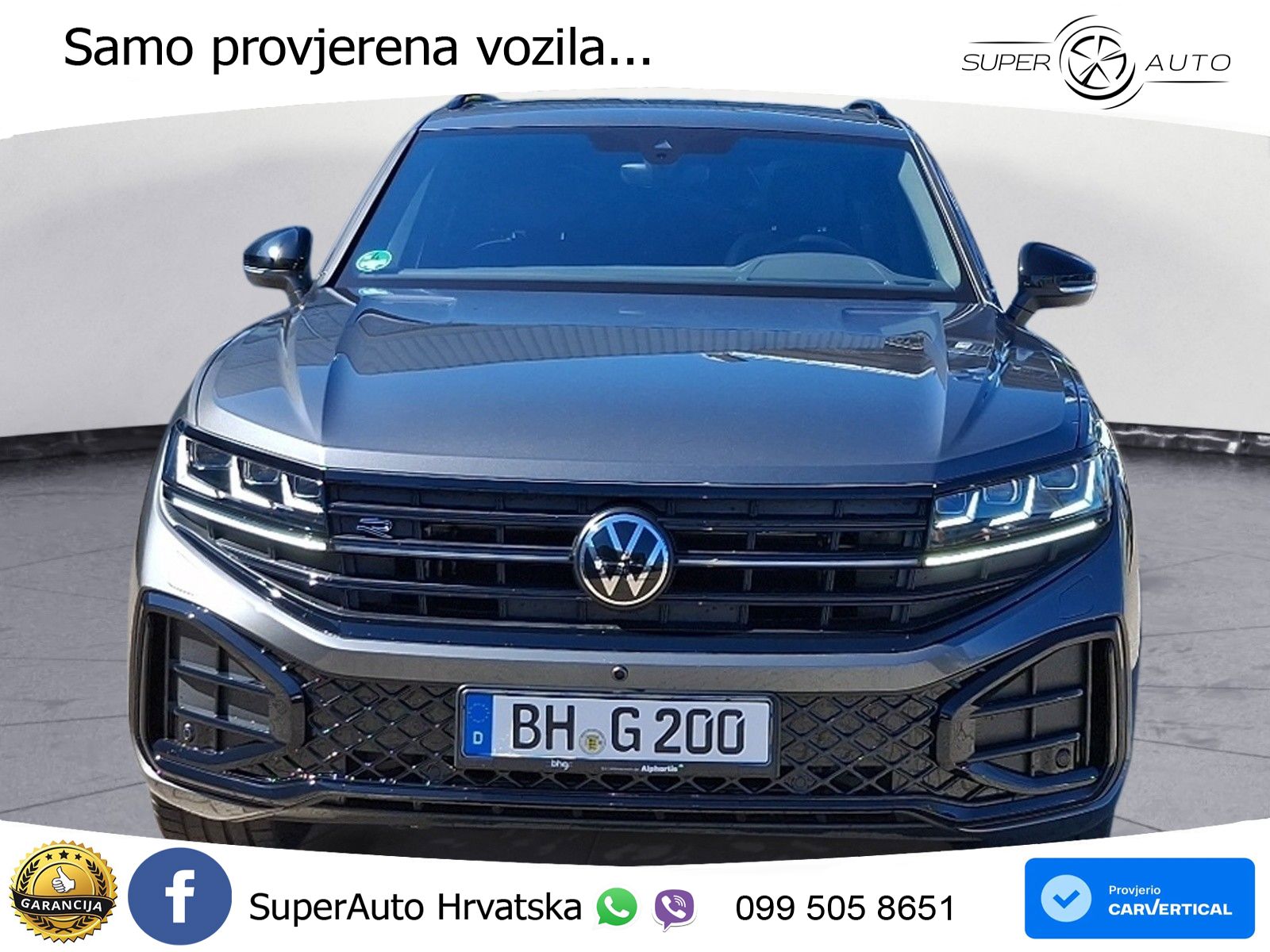 Volkswagen Touareg 3.0 V6 TDI (286 KS) 4MOTION Tiptronic ZRAČNI+ACC+GR SJED+KAM+PANO