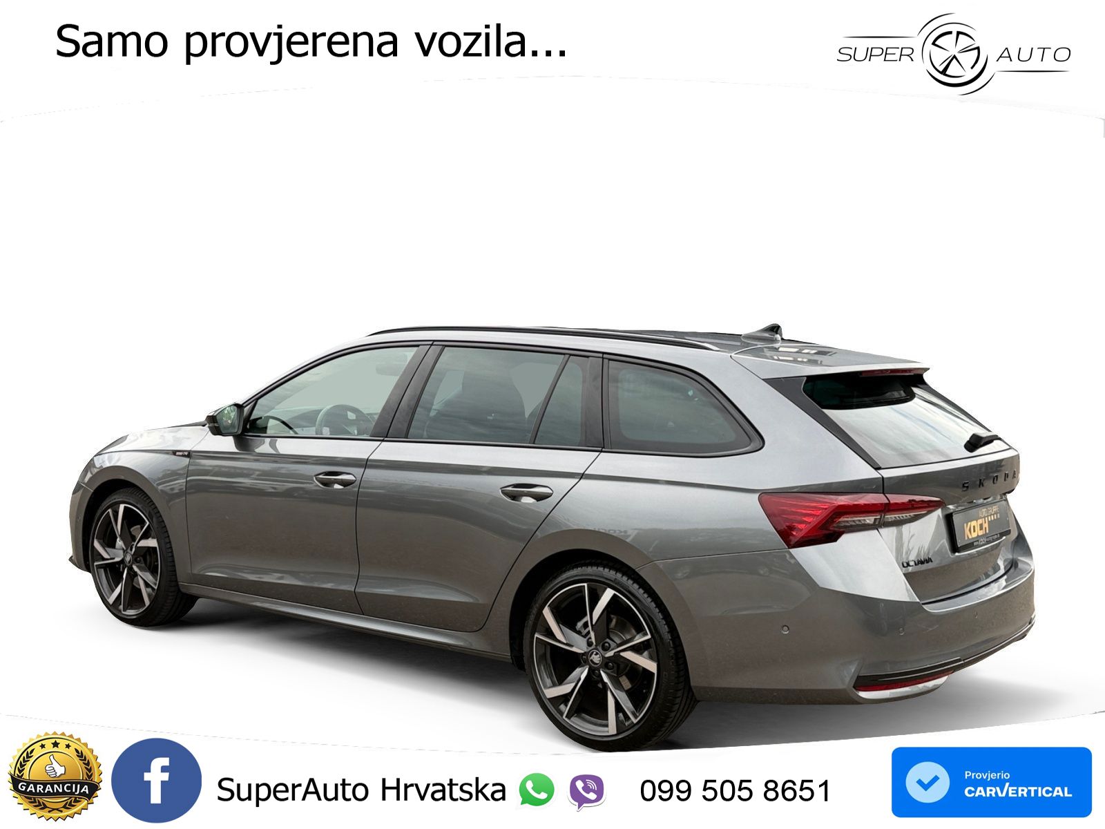 Škoda Octavia Combi 1.5 TSI (150 KS) DSG SportLine LED+GR SJED+ACC