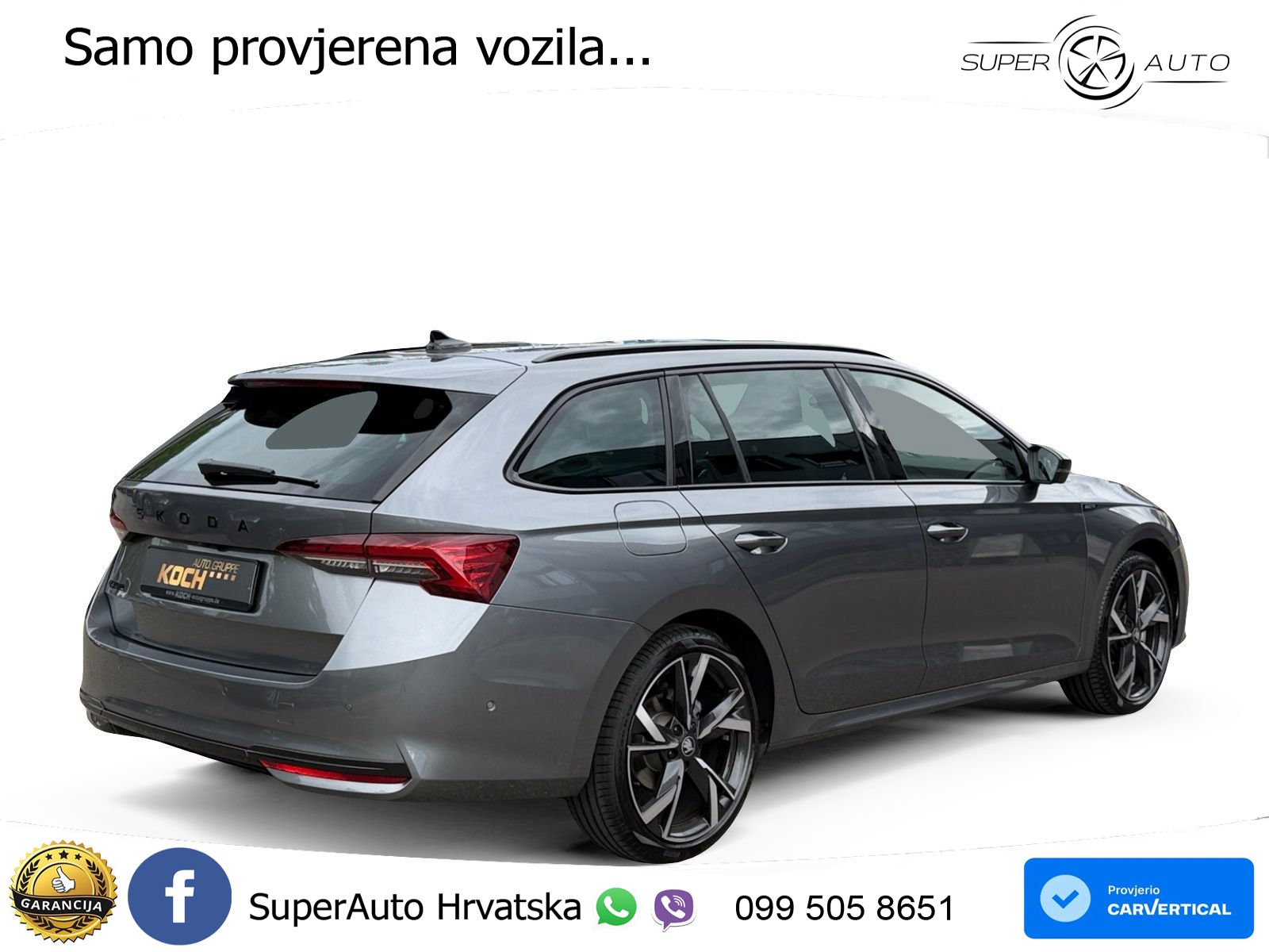 Škoda Octavia Combi 1.5 TSI (150 KS) DSG SportLine LED+GR SJED+ACC