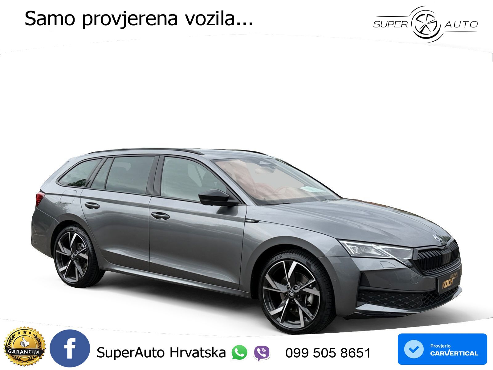 Škoda Octavia Combi 1.5 TSI (150 KS) DSG SportLine LED+GR SJED+ACC