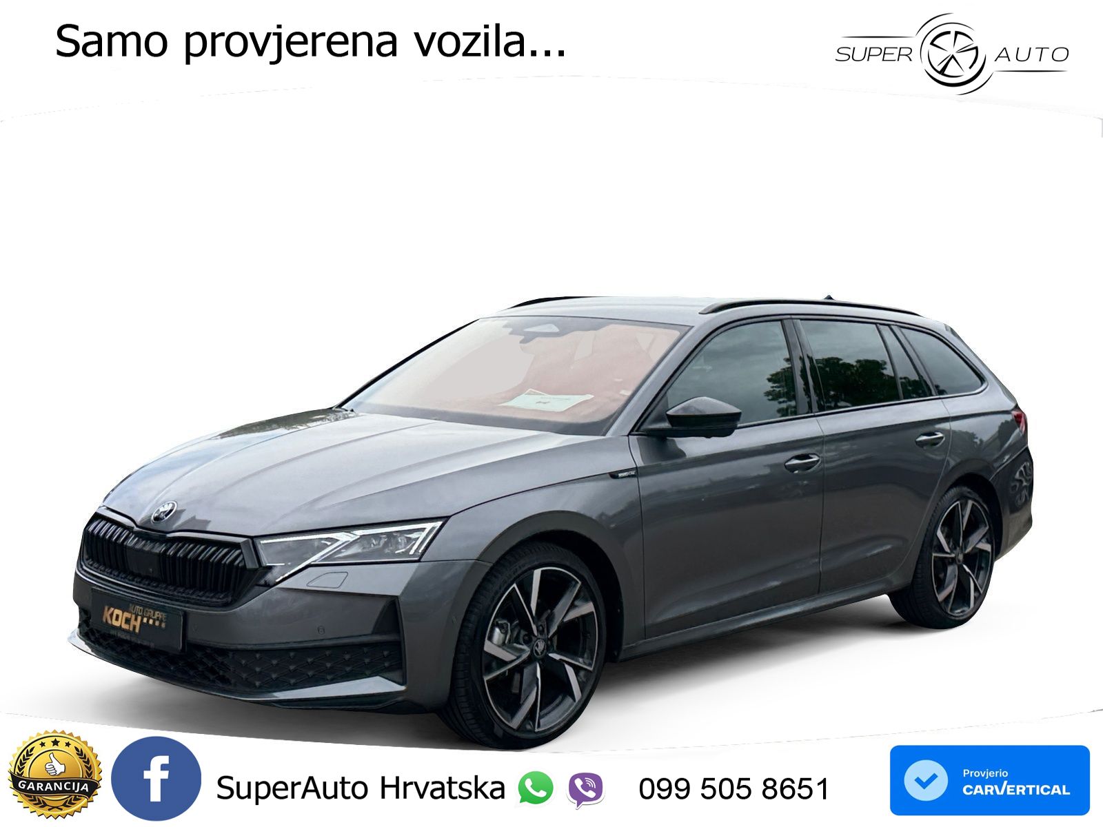 Škoda Octavia Combi 1.5 TSI (150 KS) DSG SportLine LED+GR SJED+ACC