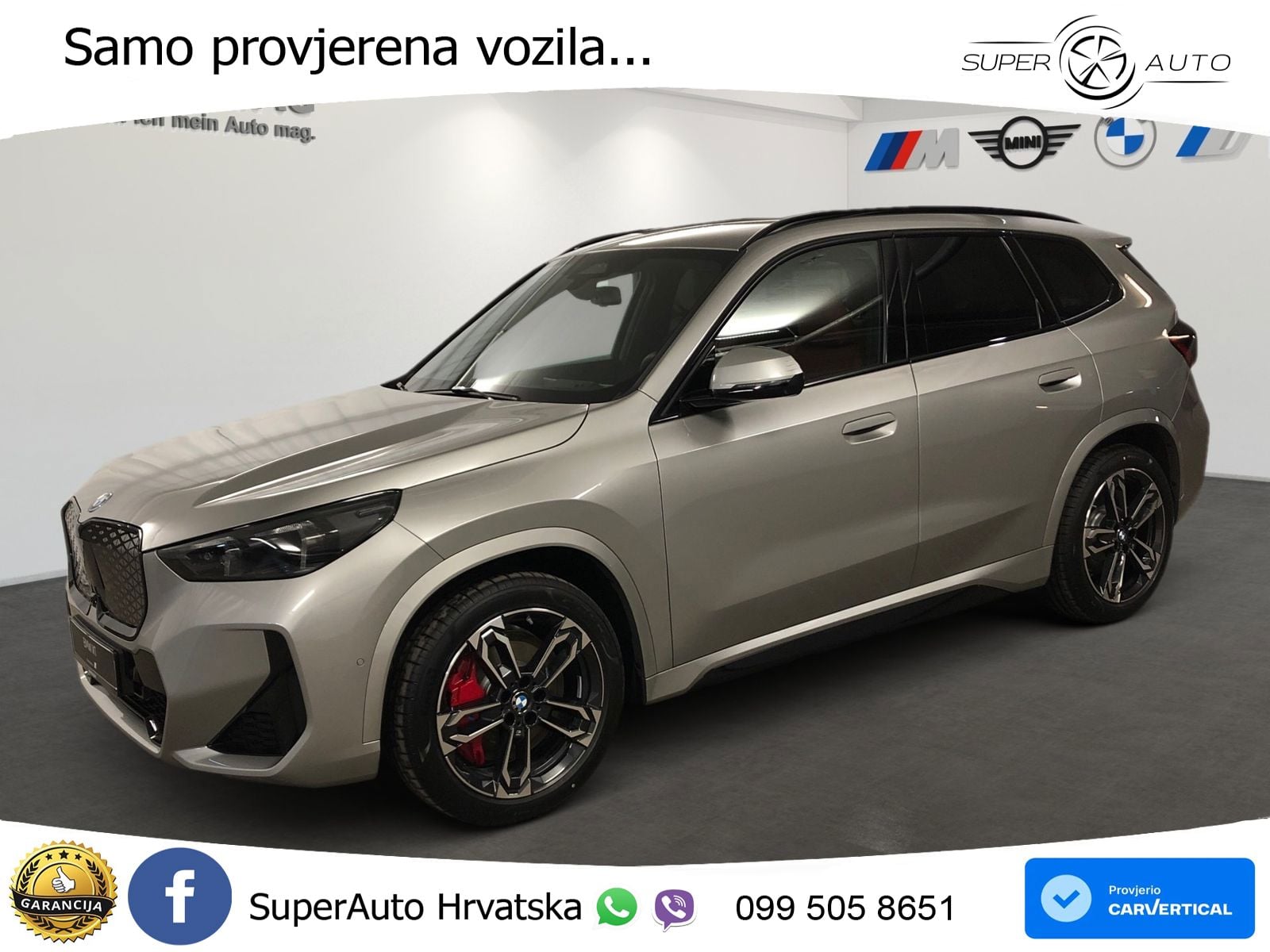 BMW iX1 66.5 kWh (204 KS) eDrive20 LED+GR SJED+ACC