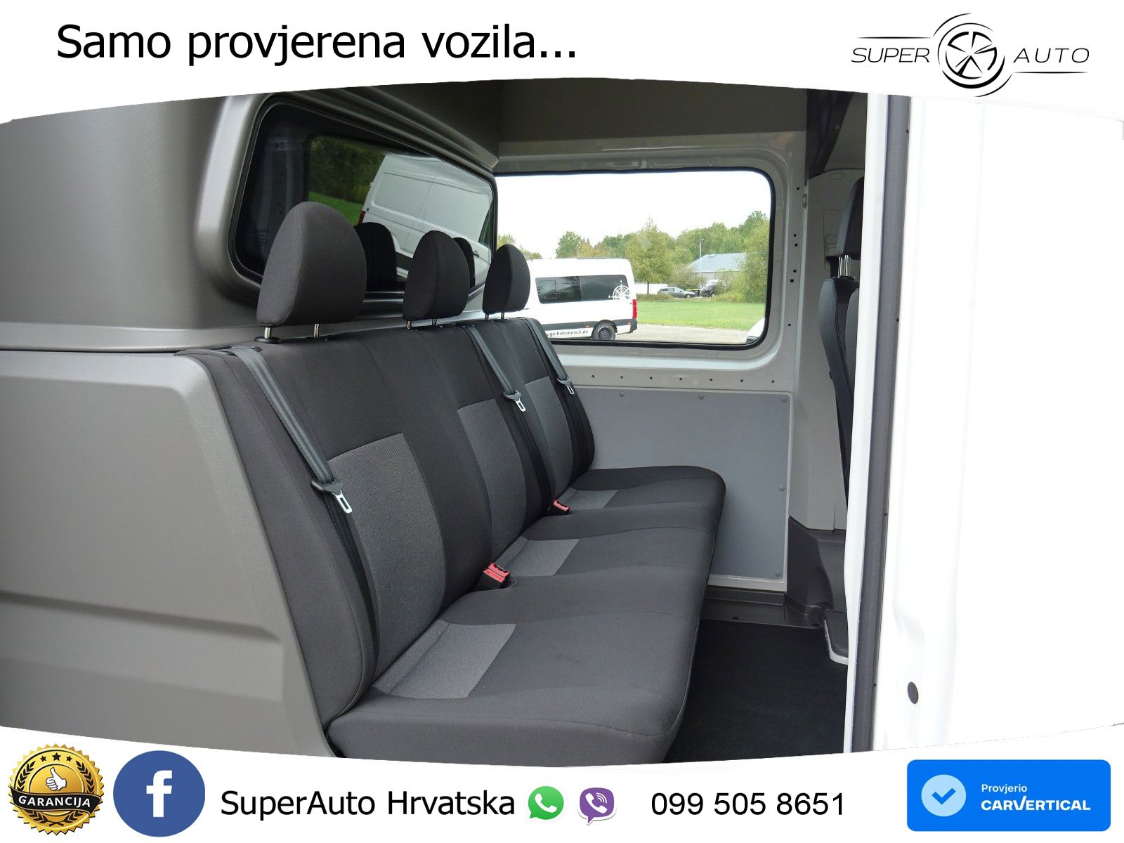 Volkswagen Crafter 35 Kasten Mixto MR AHK 3500 KG 140 KS
