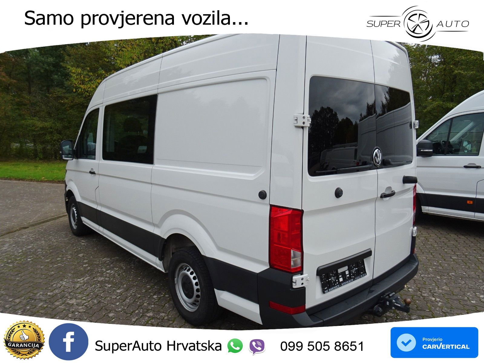 Volkswagen Crafter 35 Kasten Mixto MR AHK 3500 KG 140 KS