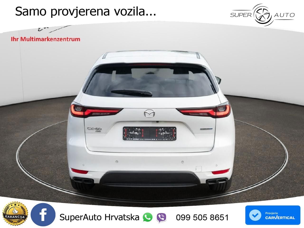 Mazda CX-60 2.5 e-Skyactiv (328 KS) AWD Automatic LED+GR SJED+ACC