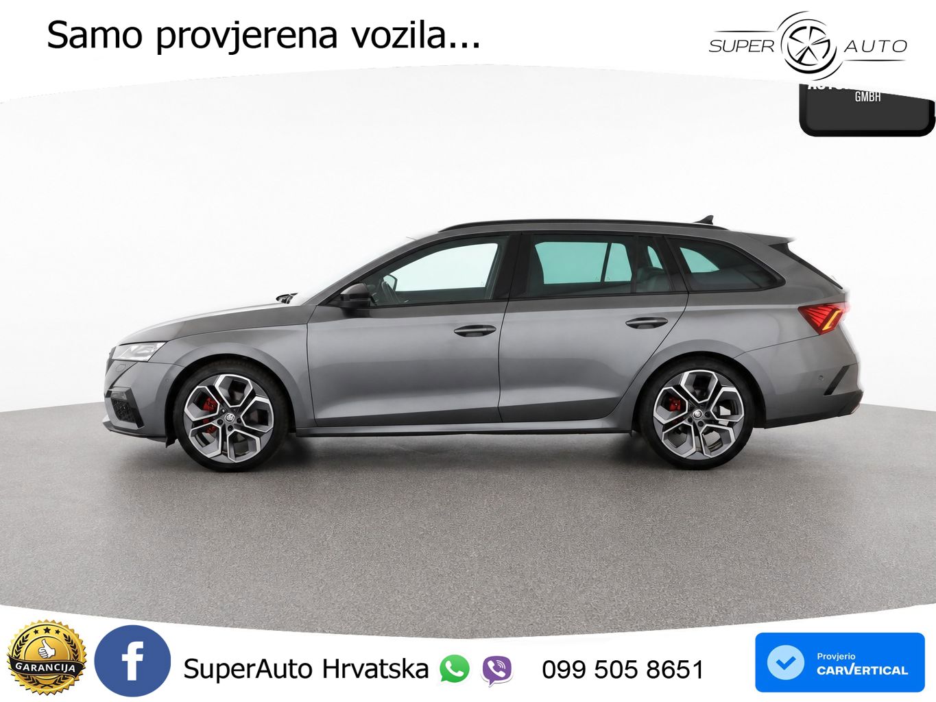 Škoda Octavia Combi RS 2.0 TDI (200 KS) DSG LED+GR SJED+ACC