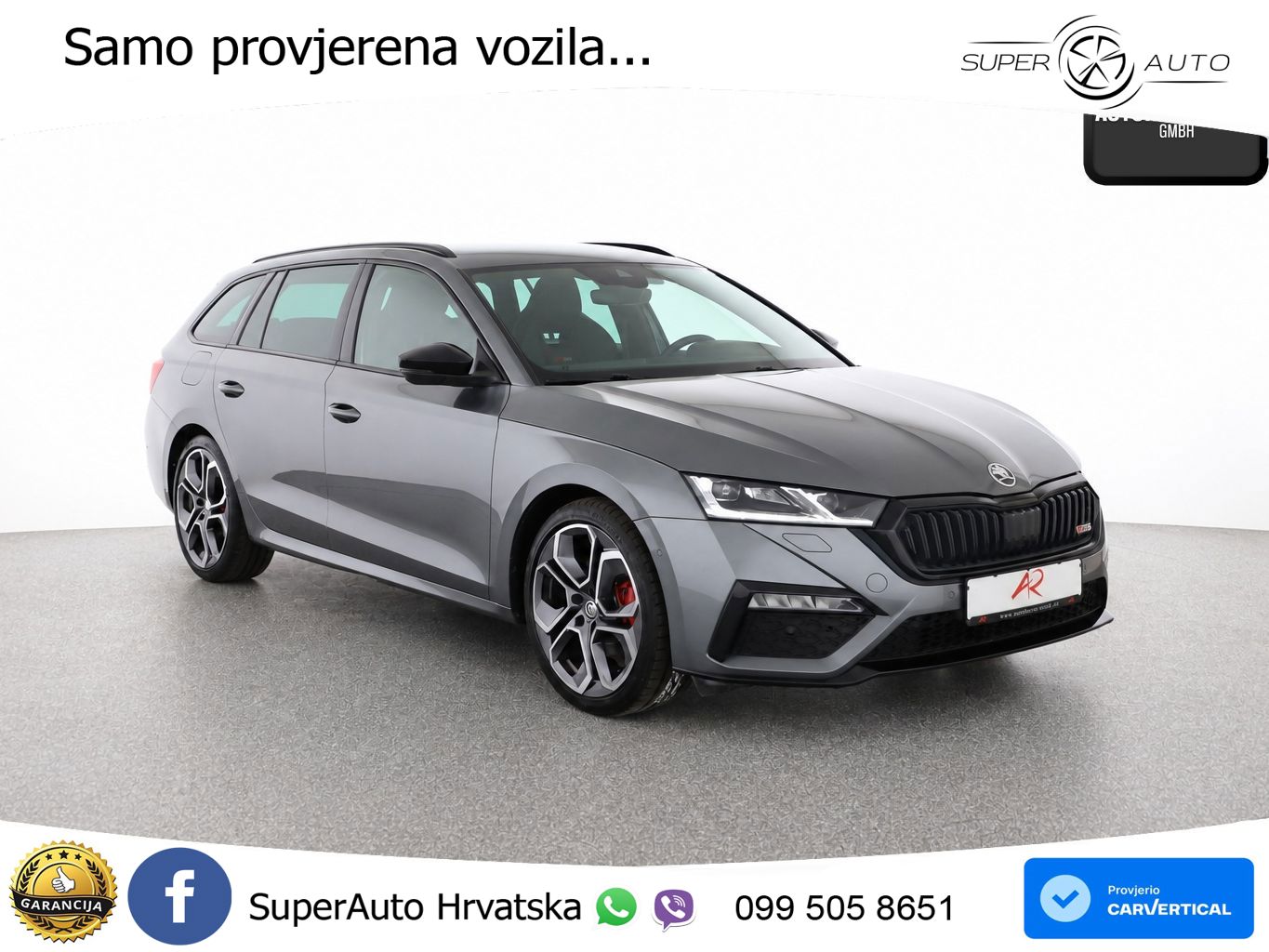 Škoda Octavia Combi RS 2.0 TDI (200 KS) DSG LED+GR SJED+ACC