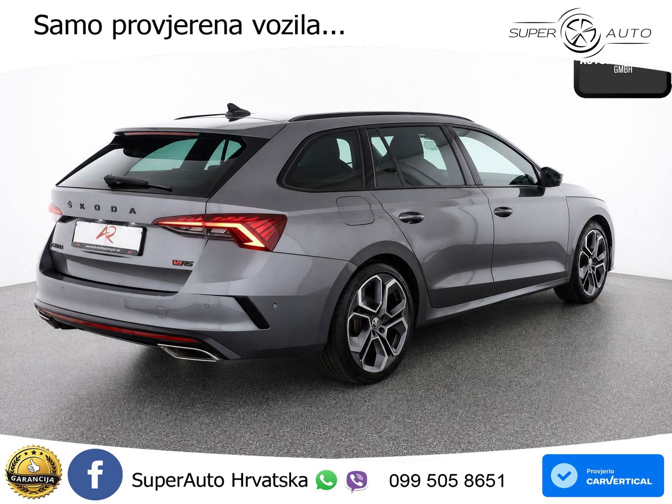 Škoda Octavia Combi RS 2.0 TDI (200 KS) DSG LED+GR SJED+ACC