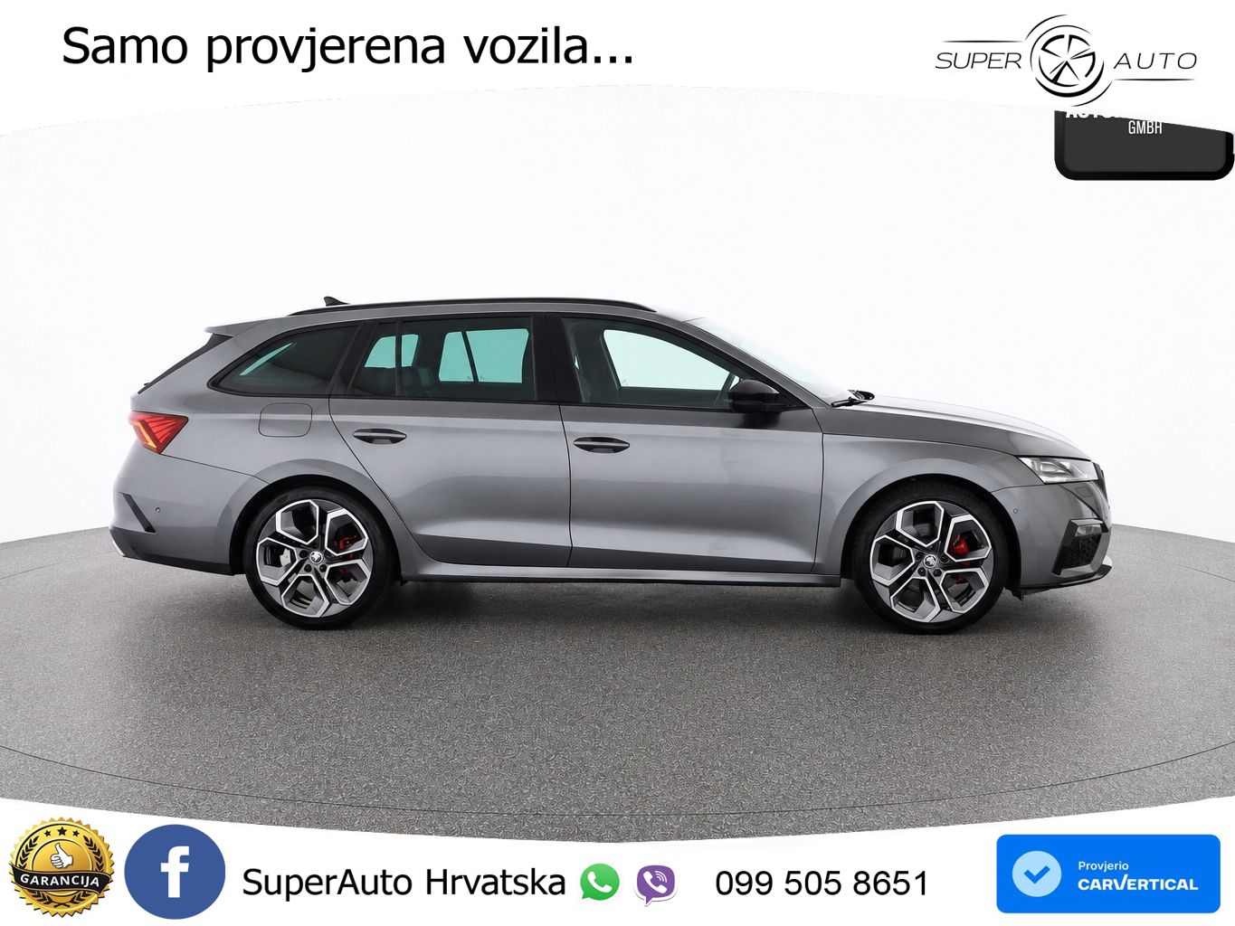 Škoda Octavia Combi RS 2.0 TDI (200 KS) DSG LED+GR SJED+ACC
