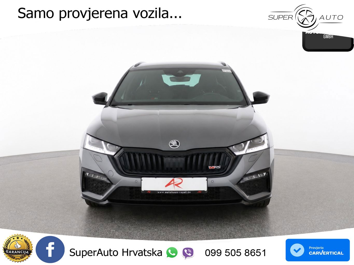 Škoda Octavia Combi RS 2.0 TDI (200 KS) DSG LED+GR SJED+ACC