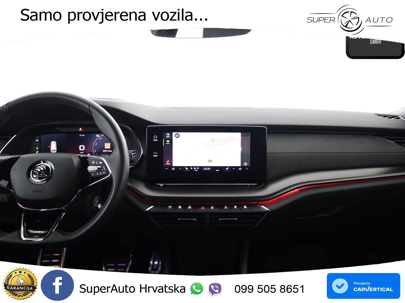 Škoda Octavia Combi RS 2.0 TDI (200 KS) DSG LED+GR SJED+ACC