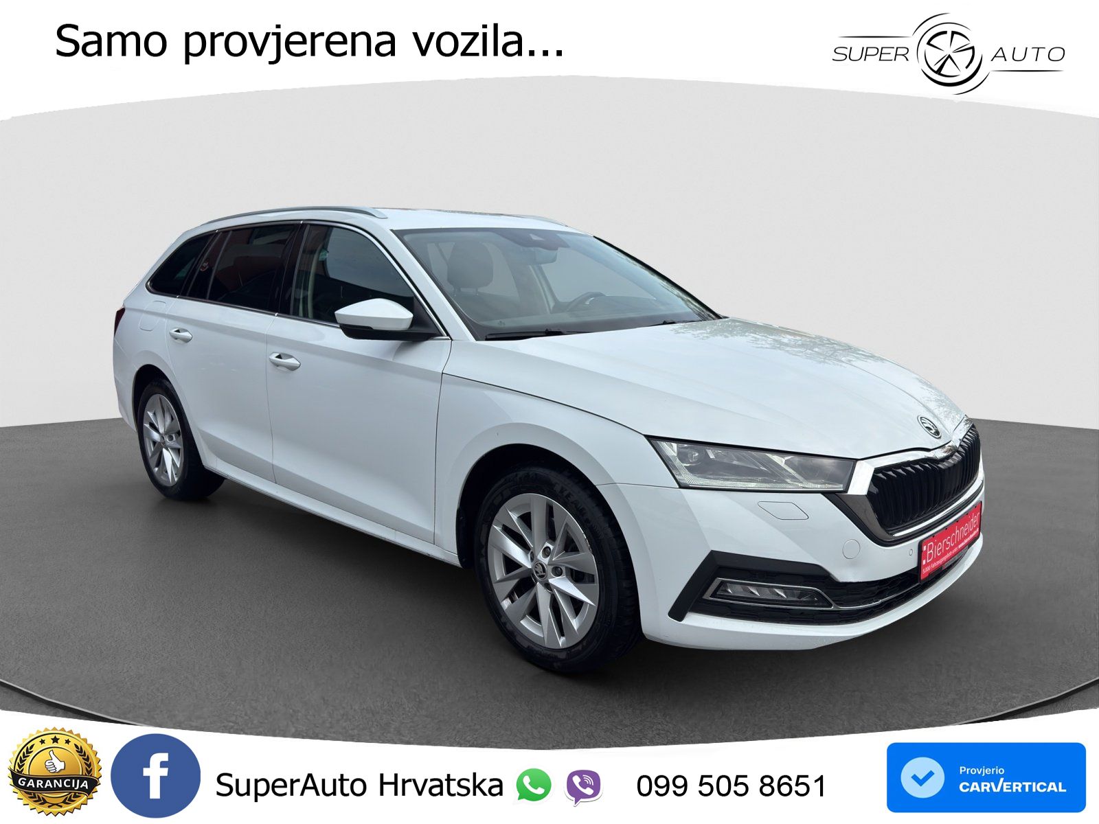 Škoda Octavia Combi 2.0 TDI (150 KS) DSG LED+GR SJED+ACC