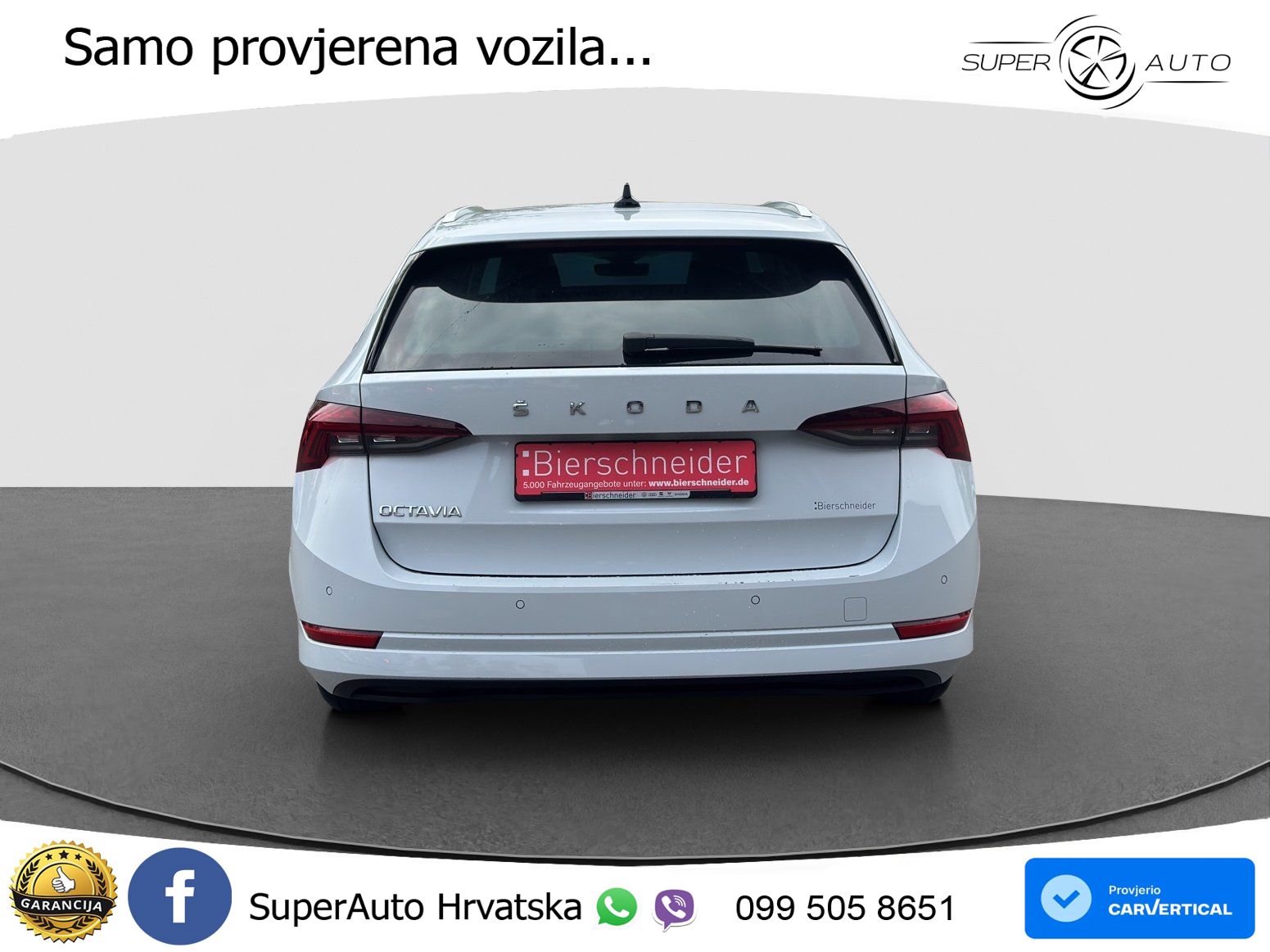 Škoda Octavia Combi 2.0 TDI (150 KS) DSG LED+GR SJED+ACC