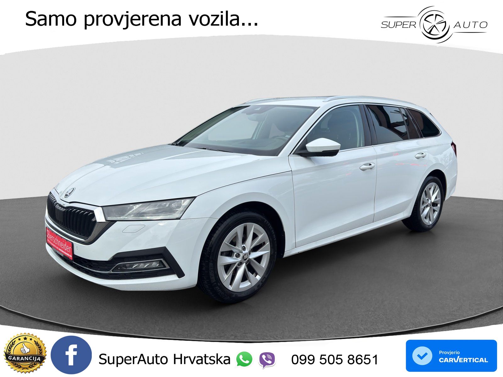 Škoda Octavia Combi 2.0 TDI (150 KS) DSG LED+GR SJED+ACC