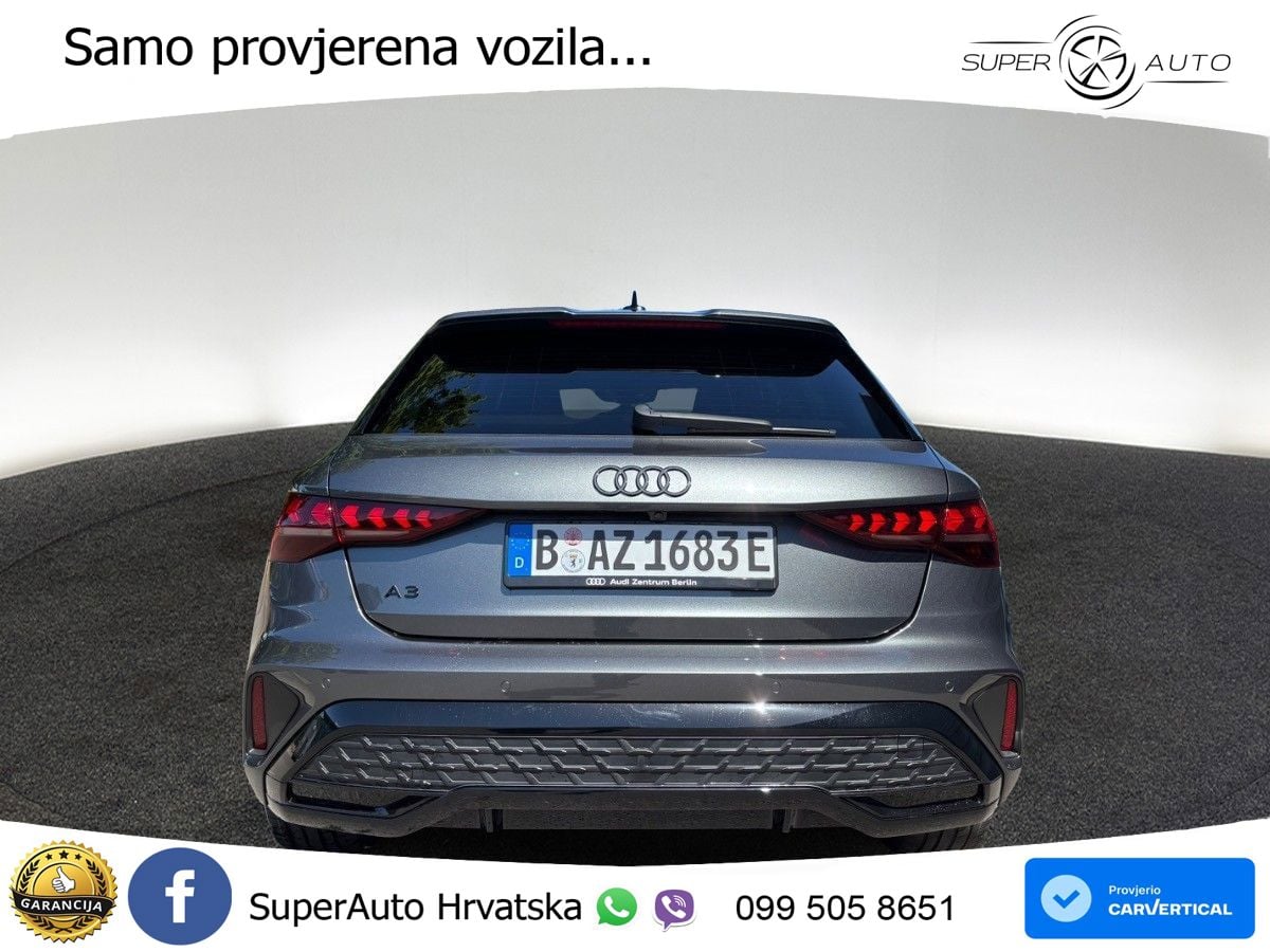 Audi A3 45 TFSIe (272 KS) S tronic S line LED+GR SJED+ACC