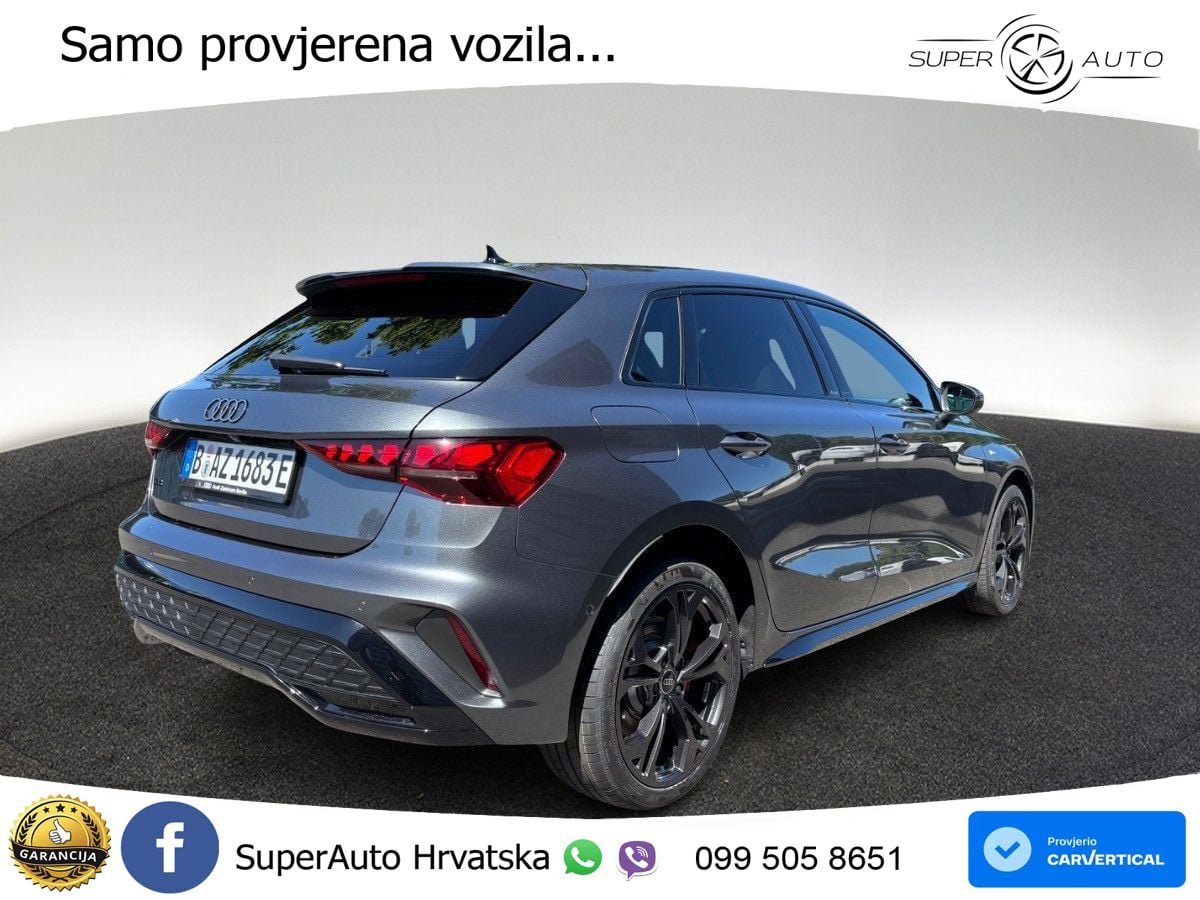 Audi A3 45 TFSIe (272 KS) S tronic S line LED+GR SJED+ACC