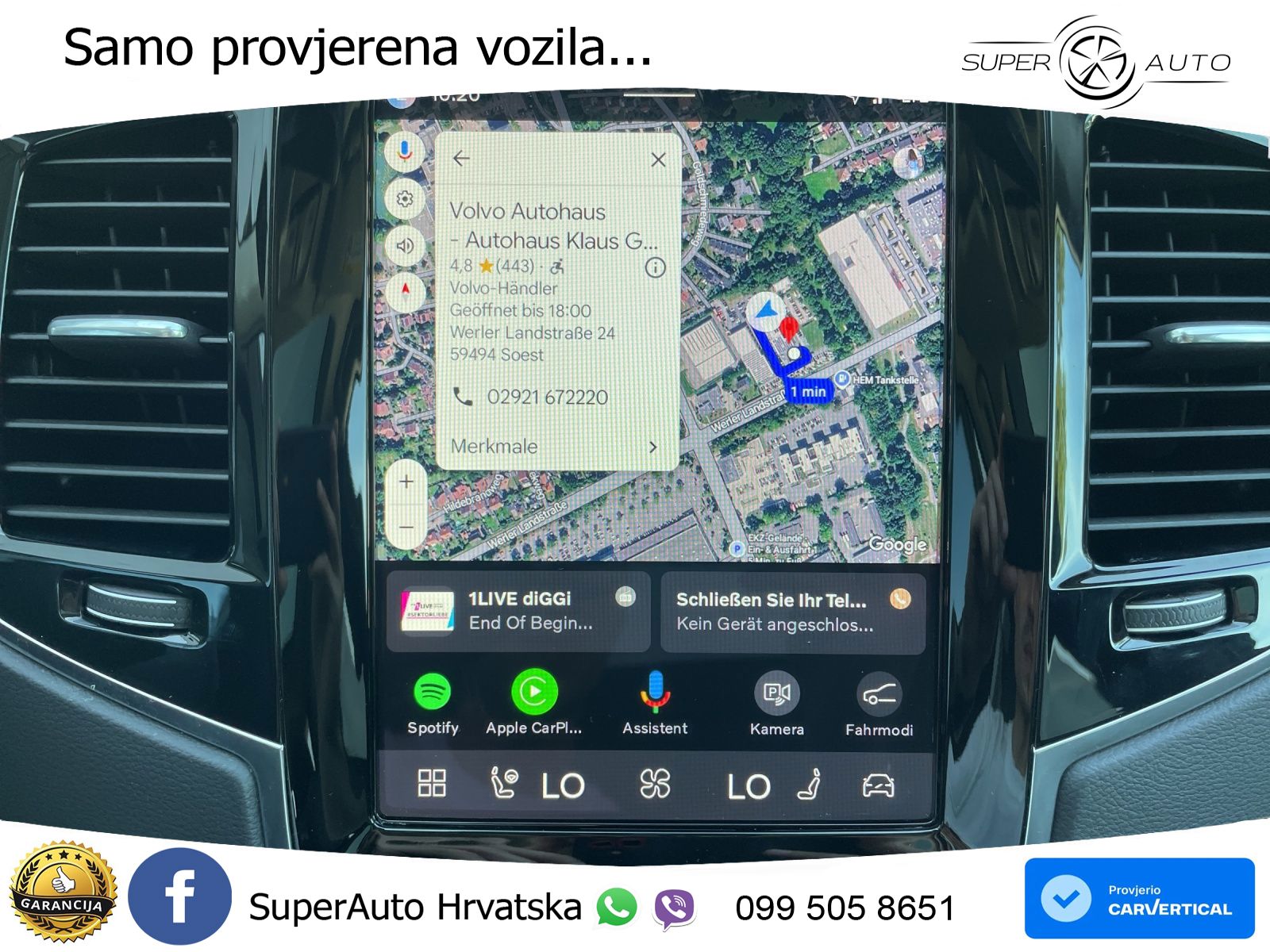 Volvo XC90 2.0 B5 Diesel AWD Automatic ZRAČNI+ACC+GR SJED+KAM+PANO