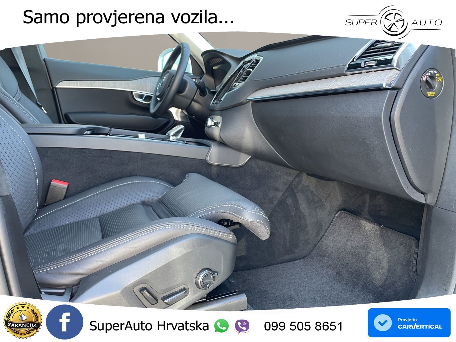 Volvo XC90 2.0 B5 Diesel AWD Automatic ZRAČNI+ACC+GR SJED+KAM+PANO