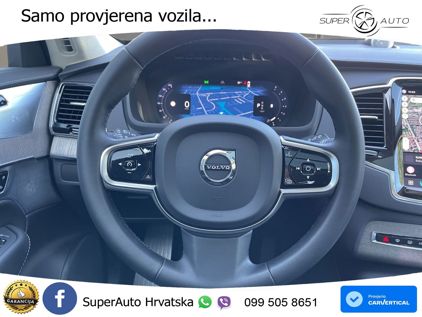 Volvo XC90 2.0 B5 Diesel AWD Automatic ZRAČNI+ACC+GR SJED+KAM+PANO