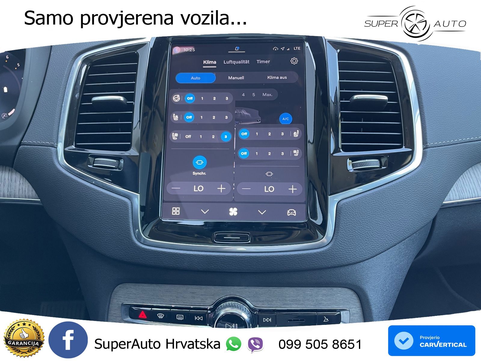Volvo XC90 2.0 B5 Diesel AWD Automatic ZRAČNI+ACC+GR SJED+KAM+PANO