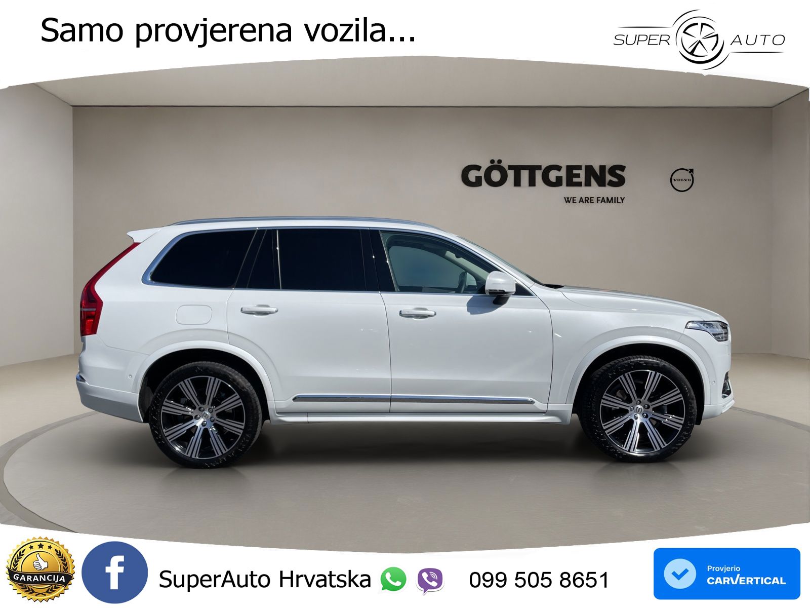 Volvo XC90 2.0 B5 Diesel AWD Automatic ZRAČNI+ACC+GR SJED+KAM+PANO