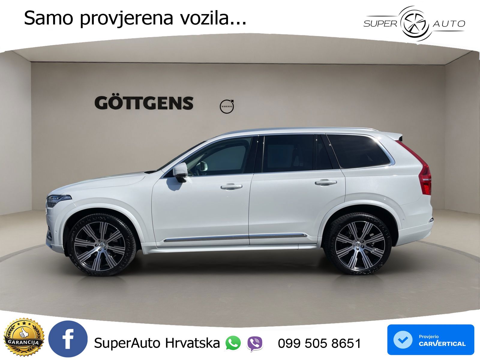 Volvo XC90 2.0 B5 Diesel AWD Automatic ZRAČNI+ACC+GR SJED+KAM+PANO