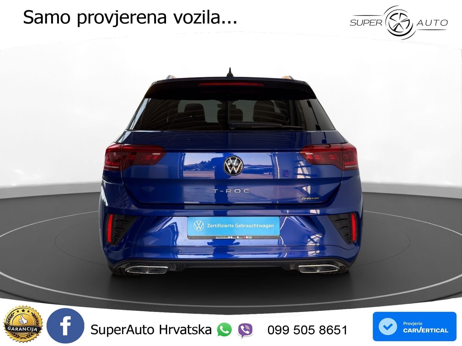Volkswagen T-Roc I 2.0 TSI (190 KS) 4M DSG LED+GR SJED+ACC