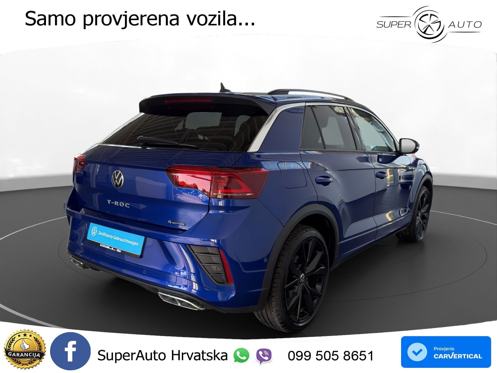 Volkswagen T-Roc I 2.0 TSI (190 KS) 4M DSG LED+GR SJED+ACC