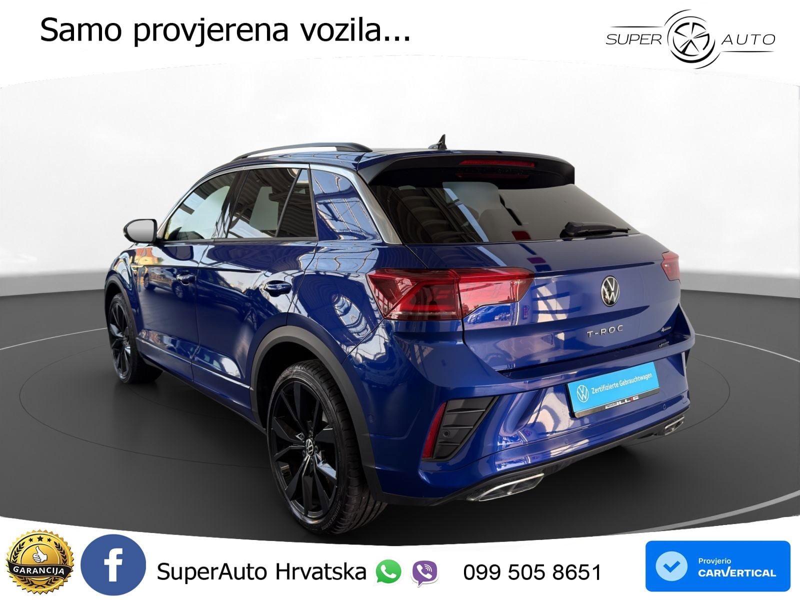 Volkswagen T-Roc I 2.0 TSI (190 KS) 4M DSG LED+GR SJED+ACC