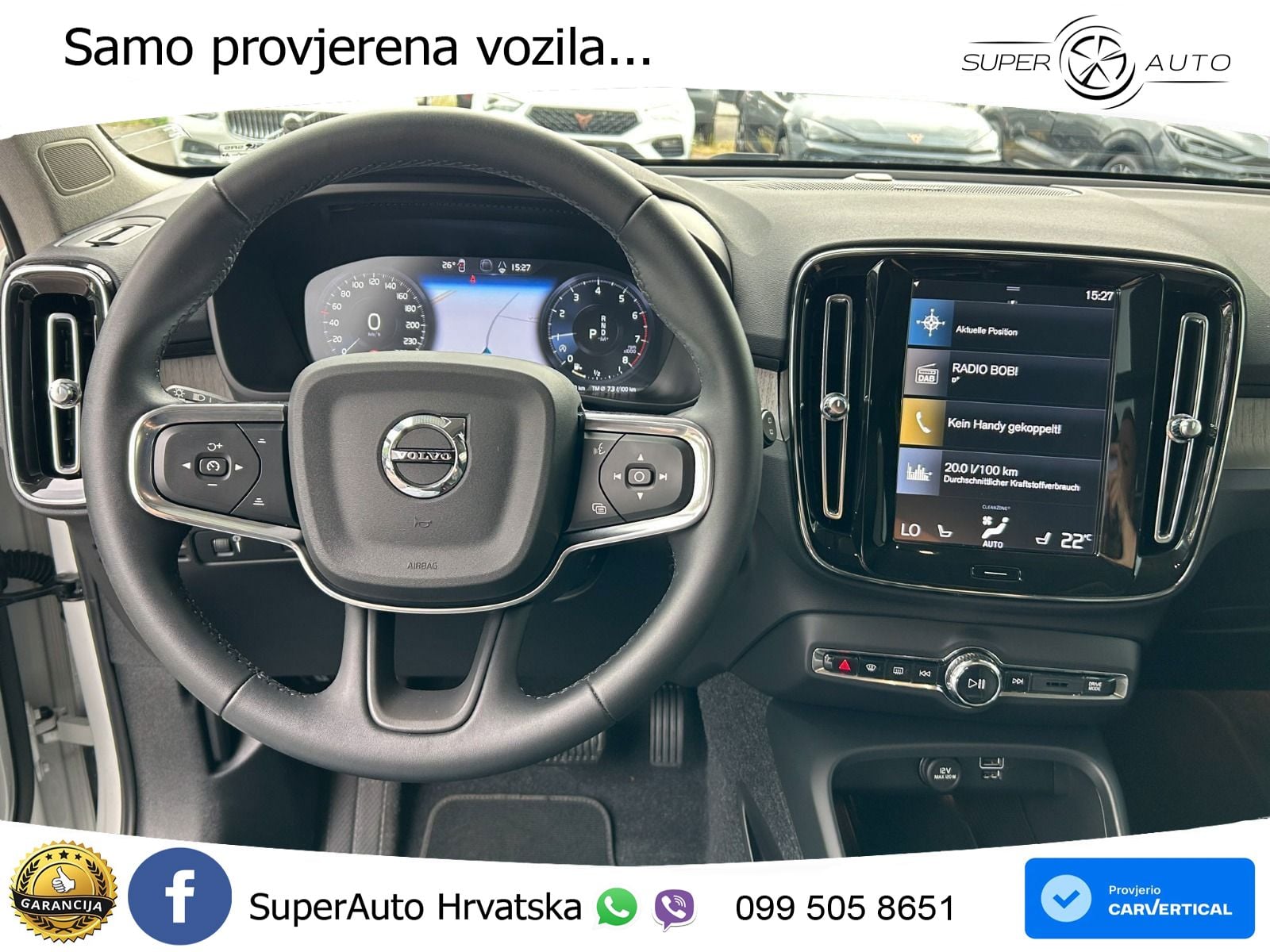Volvo XC40 2.0 B3 163 KS Automatic LED+GR SJED+ACC