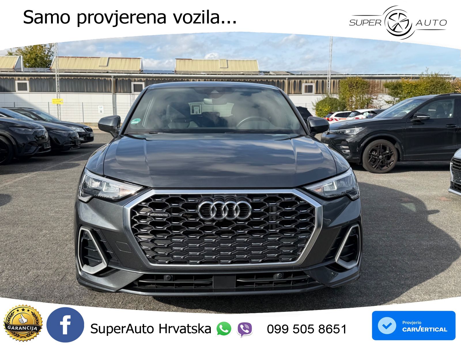 Audi Q3 Sportback 40 TDI (200 KS) quattro S tronic S line LED+GR SJED+ACC