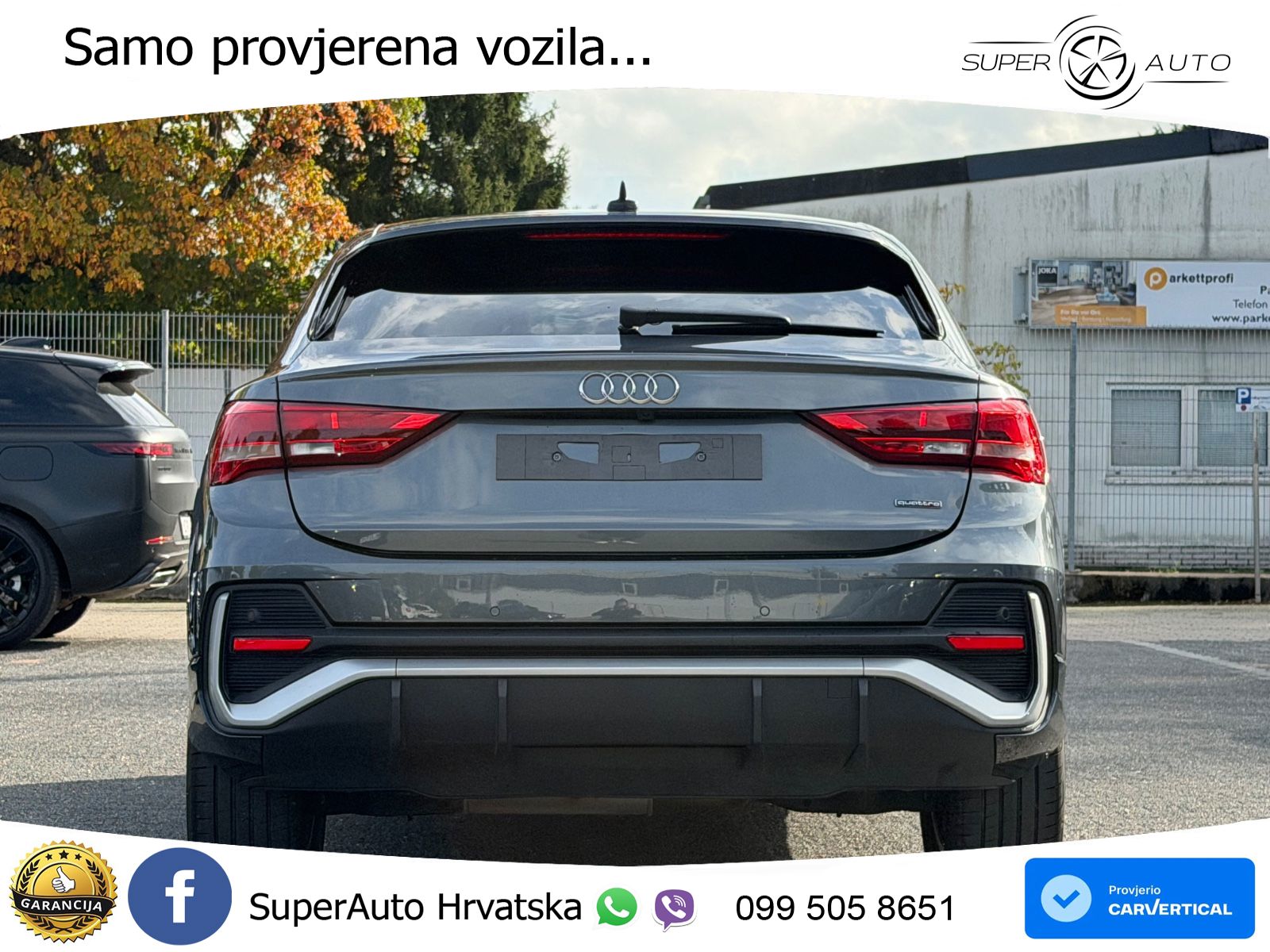 Audi Q3 Sportback 40 TDI (200 KS) quattro S tronic S line LED+GR SJED+ACC