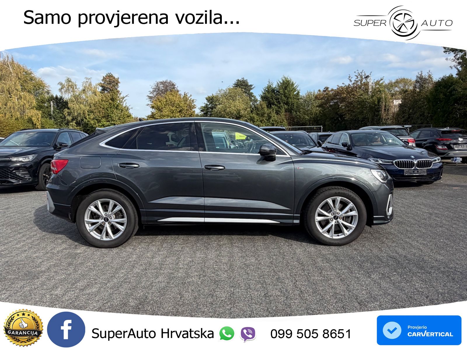 Audi Q3 Sportback 40 TDI (200 KS) quattro S tronic S line LED+GR SJED+ACC