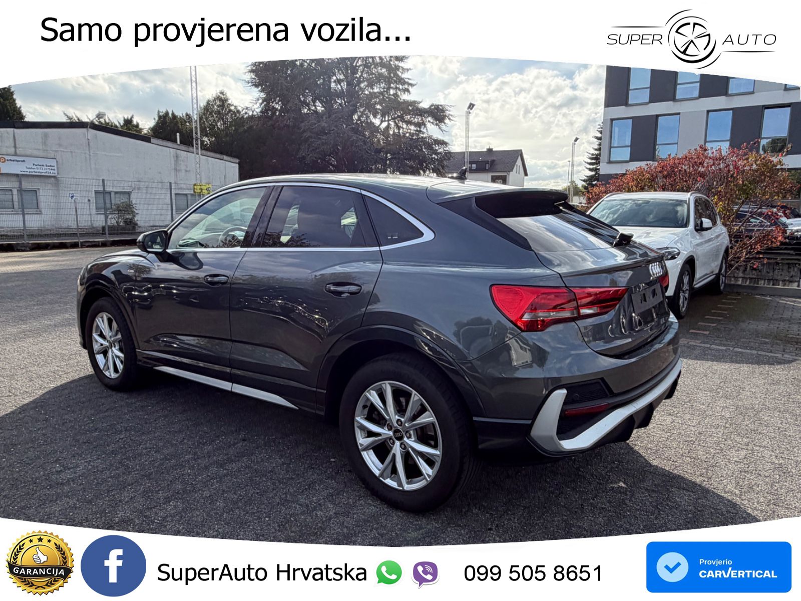 Audi Q3 Sportback 40 TDI (200 KS) quattro S tronic S line LED+GR SJED+ACC