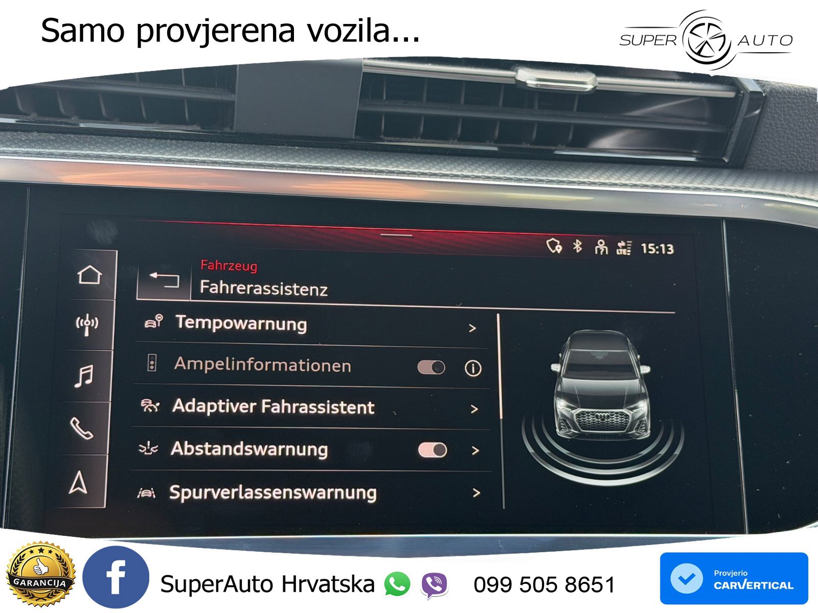 Audi Q3 Sportback 40 TDI (200 KS) quattro S tronic S line LED+GR SJED+ACC