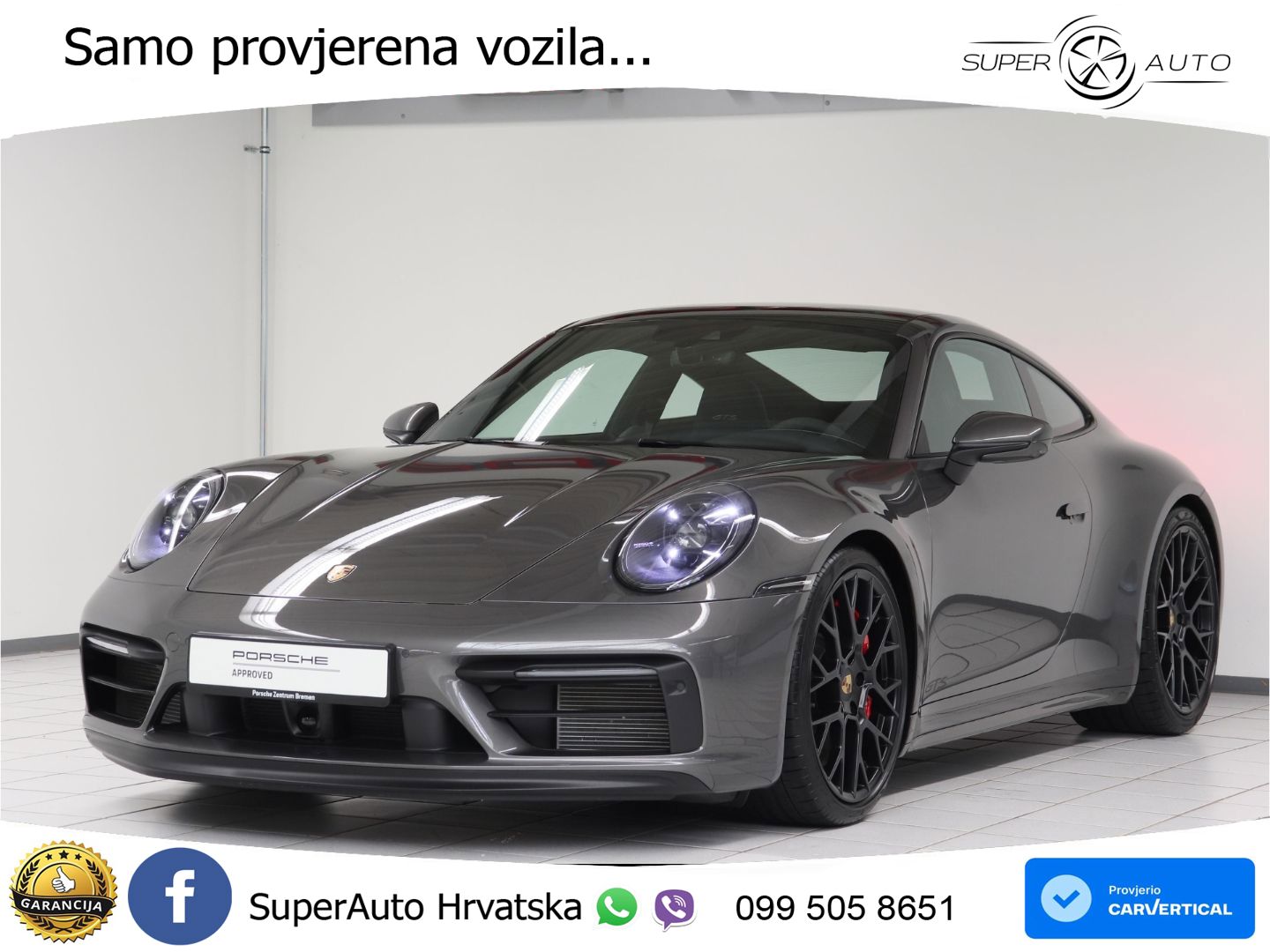 Porsche 911 Carrera 4 GTS 3.0 (480 KS) PDK MATRIX+GR SJED+KAM